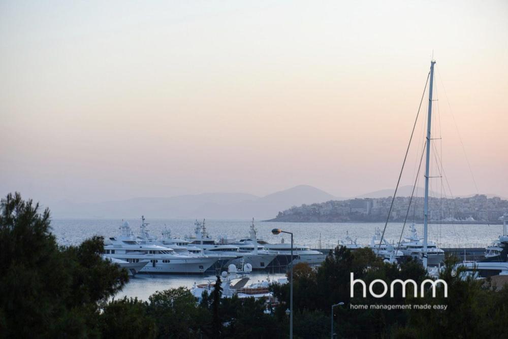 95M² Homm Spectacular Flisvos Marina Sea View Flat Daire Atina Dış mekan fotoğraf